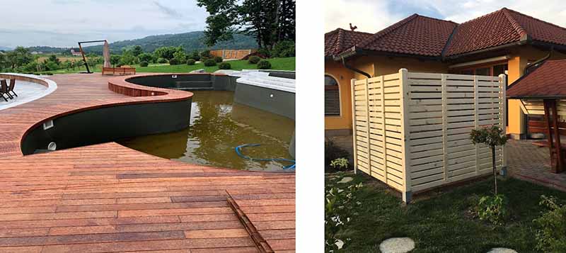 Terase in ograje podjetja Romal